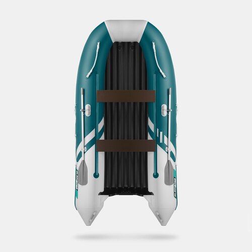 Надувная лодка GLADIATOR E350S морской зеленый-белый