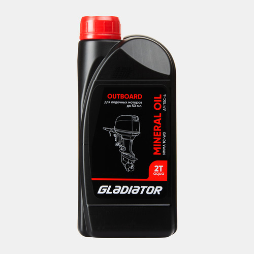 Масло минеральное для 2х-тактных двигателей GLADIATOR