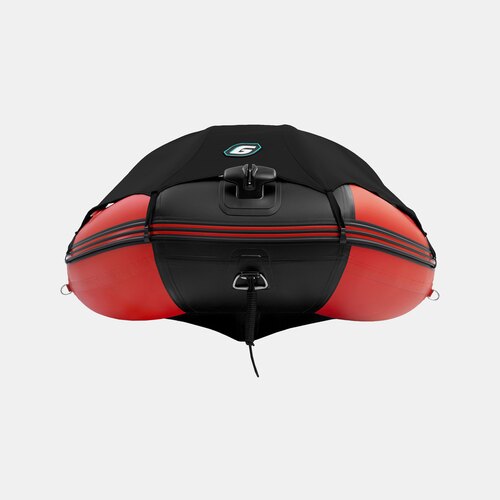 Надувная лодка GLADIATOR C400AL красно-черный