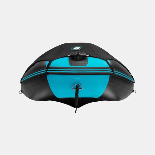 Надувная лодка GLADIATOR C400AL черно-бирюзовый