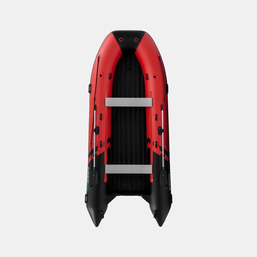 Надувная лодка GLADIATOR E450PRO красно-черный