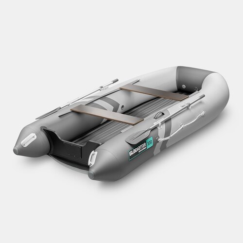 Надувная лодка GLADIATOR E330SL светло/темно-серый