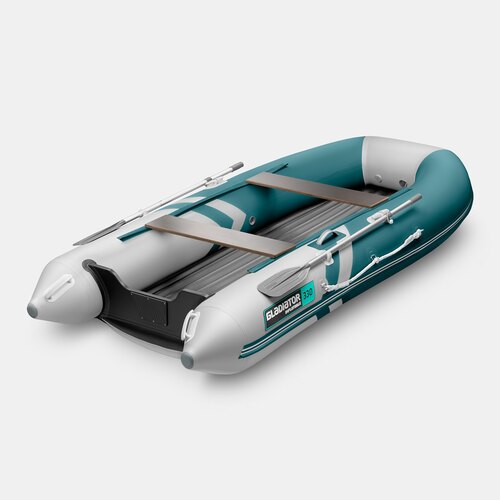 Надувная лодка GLADIATOR E330S морской зеленый-белый