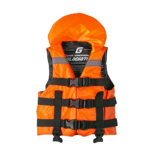 Жилет спасательный GLADIATOR 70-90 кг XL с воротником