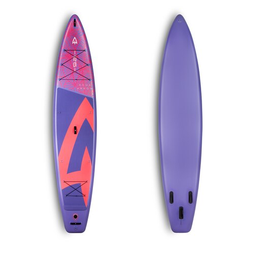 SUP доска надувная Aqua Arrow 12.6 ART Purple Leaf