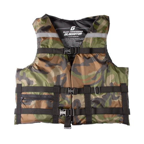 Жилет спасательный GLADIATOR 50-60 кг M кам
