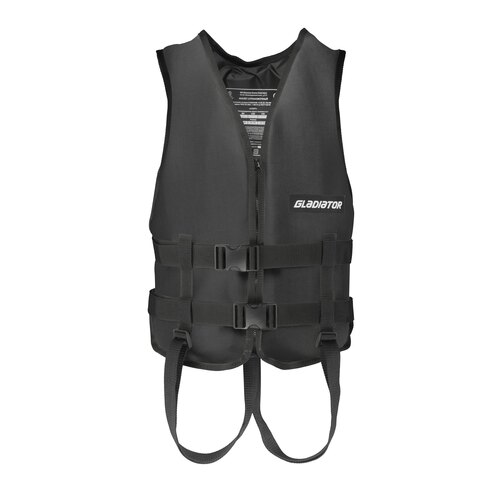 Жилет спасательный для сап серфинга GLADIATOR, черный, 80кг