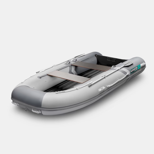 Надувная лодка GLADIATOR E450S JET морской зеленый-белый